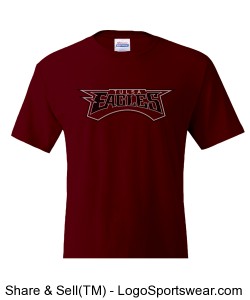 Hanes Adult Essential-T Cotton T-Shirt Design Zoom